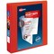 Avery Heavy-Duty View 3 Ring Binder, 1.5 Inch EZD Rings, Great for Portfolio Binders, Office Binders, School Notebook Binders, and More, 1 Red Binder (79171)